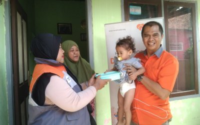 Home Visit Balita Gizi Kurang di Kesenden, Rumah Zakat Lakukan Pemantauan Rutin Cegah Stunting
