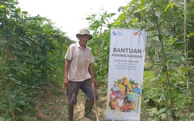 OK OCE Peduli Bersama Rumah Zakat Dukung Kemandirian Petani Musi Banyuasin