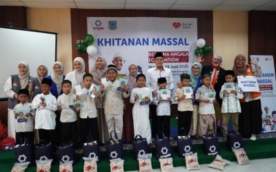 Amgala Foundation dan Rumah Zakat Selenggarakan Khitan Massal Gratis untuk Anak-Anak Prasejahtera di Tangerang Selatan