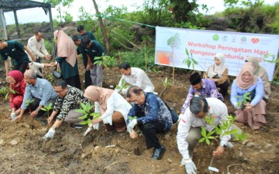 Rumah Zakat dan Universitas Bung Hatta Dorong Aksi Nyata Konservasi Mangrove di Sumatera Barat