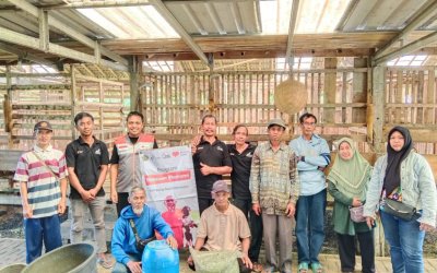 Rumah Zakat Berikan Pelatihan untuk Peternak Desa Sidomulyo