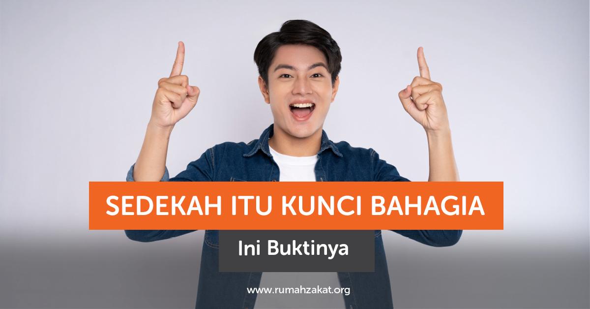 sedekah kunci bahagia ilustrasi