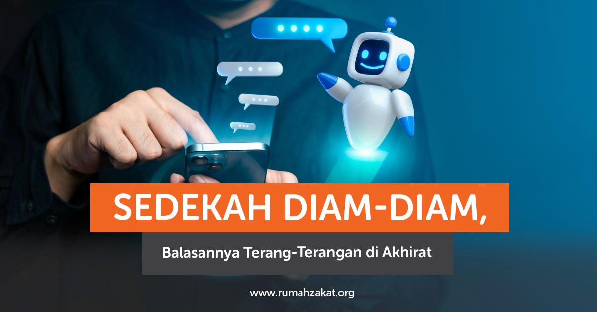ilustrasi sedekah diam-diam yang ikhlas dan penuh pahala