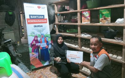 Bantuan Modal Usaha UMKM Tempe di Desa Berdaya Talaok