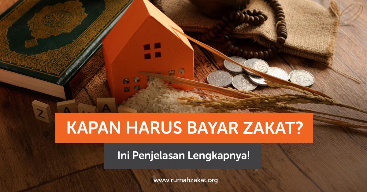 Jadwal waktu membayar zakat fitrah dan zakat mal