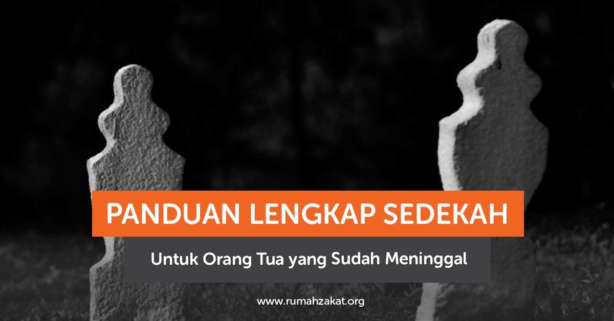 Ilustrasi anak bersedekah dan berdoa untuk orang tua yang sudah wafat