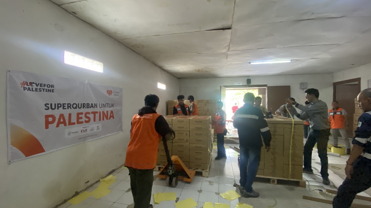 Palestina 2 Distribusi Kornet Superqurban Rumah Zakat ke Palestina