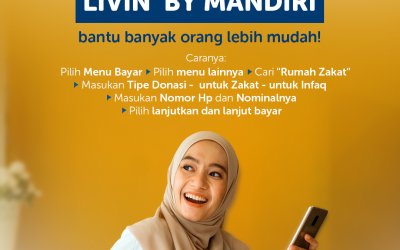 Sedekah lewat Livin’ by Mandiri, Sedekah Gak Pakai Ribet