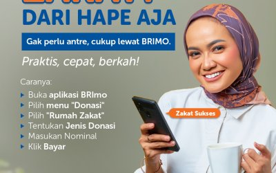 Sekarang Zakat Gak Ribet, Bisa Lewat BRImo