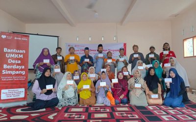 OCBC Syariah Mitra Rumah Zakat Gelar Edukasi Kewirausahaan Bersama 35 Orang Peserta Program Pemberdayaan Ekonomi,Desa Simpang