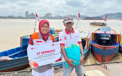Rumah Zakat Salurkan Sembako di Samarinda untuk Pengemudi Tambangan di Hari Kemerdekaan