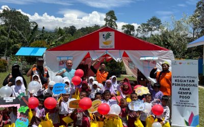 Relawan Rumah Zakat Gelar Layanan Dukungan Psikososial untuk Penyintas Gempa Poso