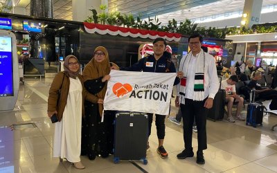 Rumah Zakat Berangkatkan Relawan Kemanusiaan untuk Menembus Blokade Gaza