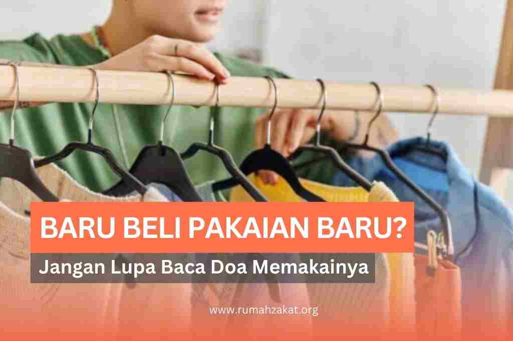 doa memakai pakaian baru