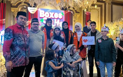 Rumah Zakat Ikut Andil dalam “Boxes of Life” untuk Palestina di Mesir