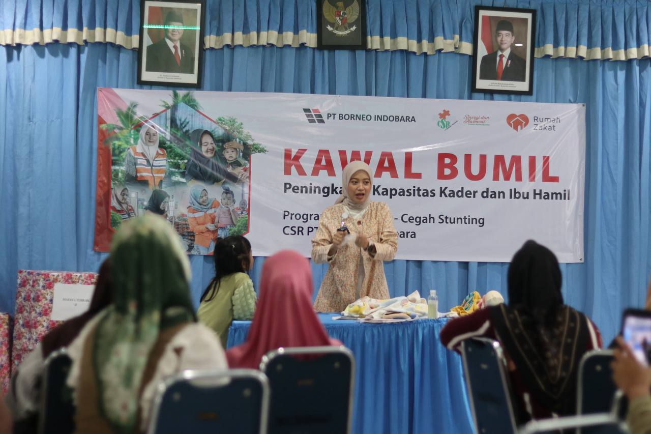 photo_2025-09-16_10-56-45 Kader posyandu mengikuti pelatihan Program Kawal Bumil PT Borneo Indobara dan Rumah Zakat
