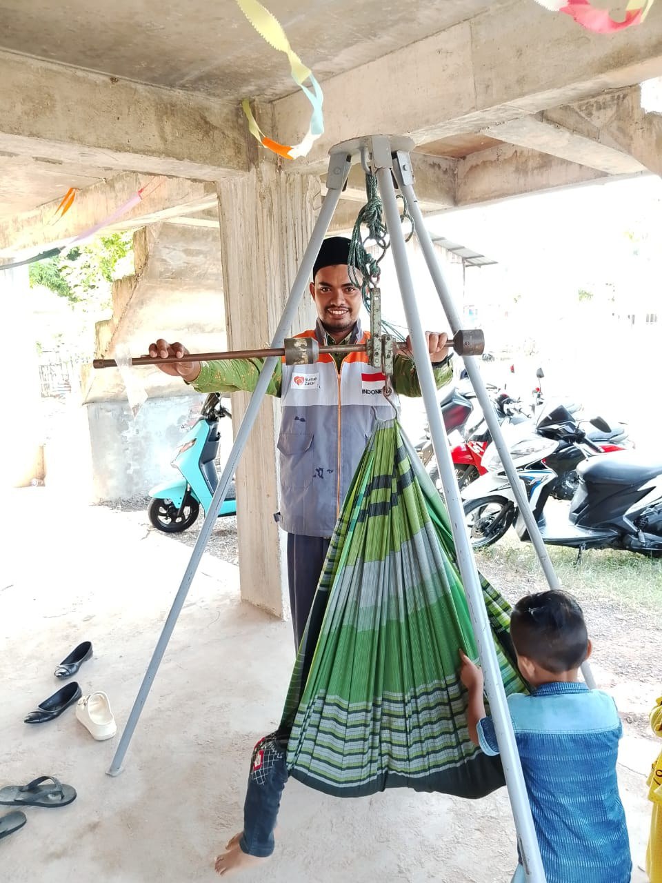 photo_2025-09-16_11-09-55 Relawan Rumah Zakat salurkan PMT cegah stunting untuk balita dan ibu hamil di Posyandu Desa Matang Neuheun, Aceh Timur.