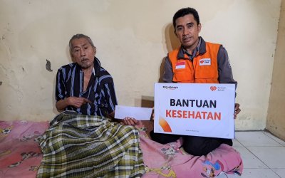 Rumah Zakat Berikan Bantuan Kesehatan untuk Penderita Strok di Cilegon