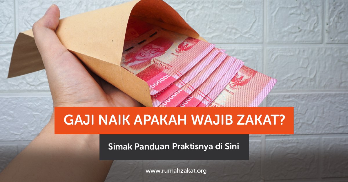 Ilustrasi menghitung zakat penghasilan dari gaji naik
