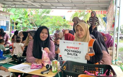 PT Borneo Indobara Bersama Rumah Zakat Hadirkan Program Desa Ceria di Sebamban Baru