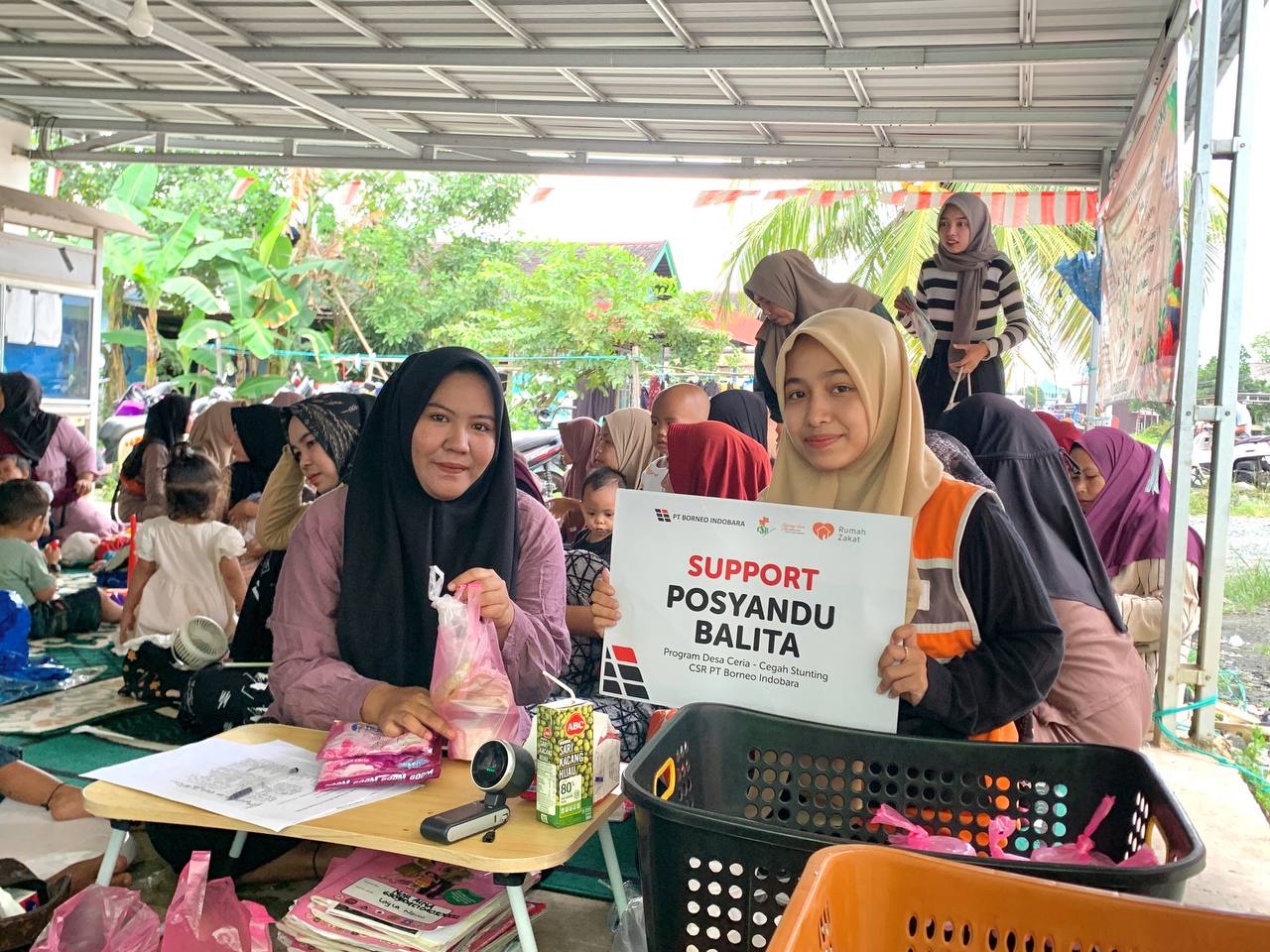 photo_2025-09-23_08-46-03 Rumah Zakat dan PT Borneo Indobara gelar Program Desa Ceria di Posyandu Balita Desa Sebamban Baru untuk dukung tumbuh kembang anak.