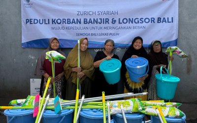 Zurich Syariah Bersama Rumah Zakat Salurkan Bantuan untuk Warga Terdampak Banjir Bali