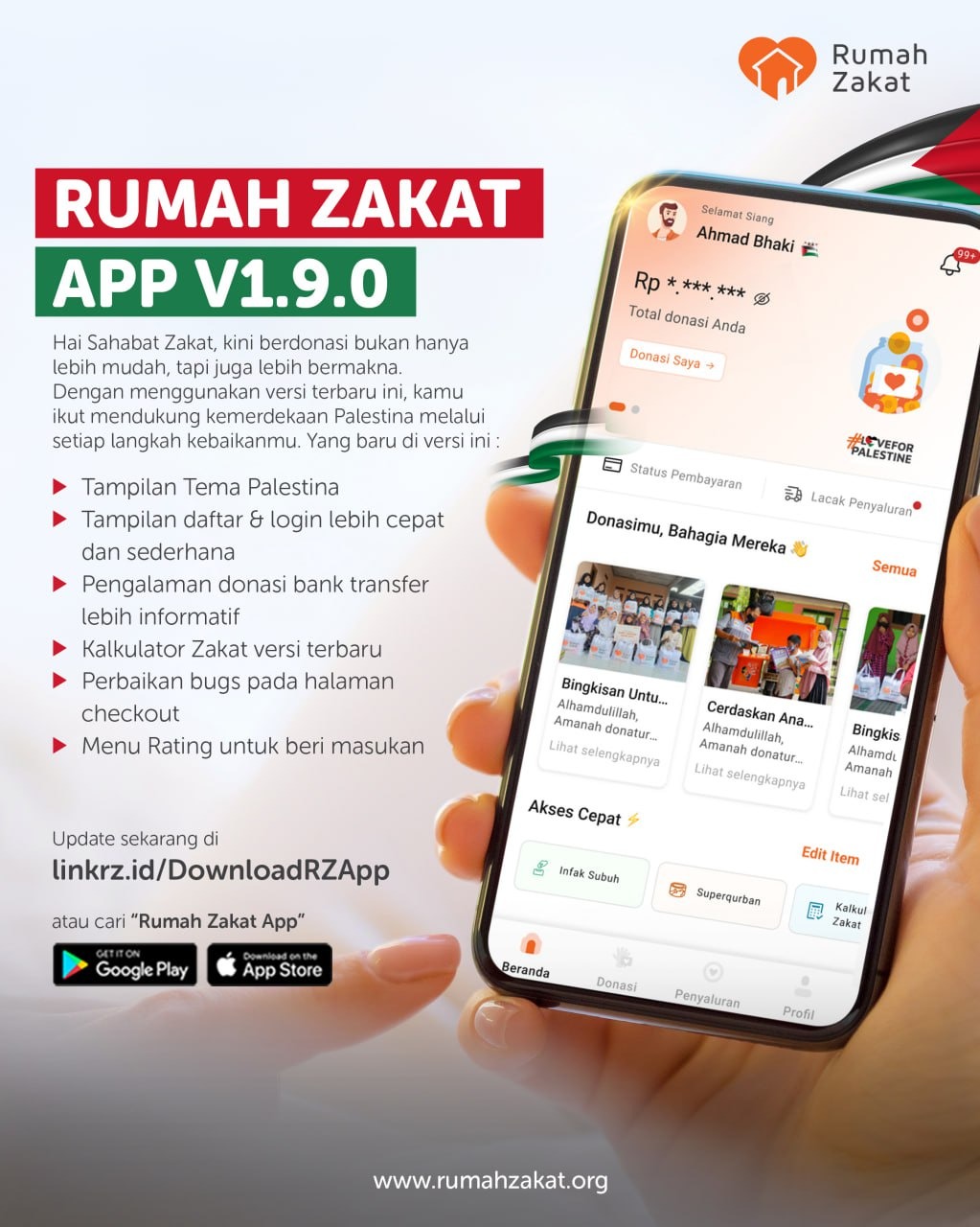 📲 Update Rumah Zakat Apps v1.9.0