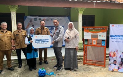 PT Paragon Corp Bersama Rumah Zakat Launching Bank Sampah Karya Ibu di Tangerang Selatan