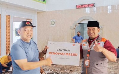 Rumah Zakat Serahkan Bantuan Renovasi Masjid Adz Dzikra di Bandung