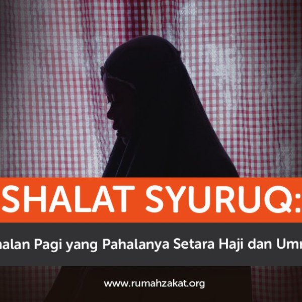 Ilustrasi umat Islam melaksanakan shalat Syuruq di pagi hari.