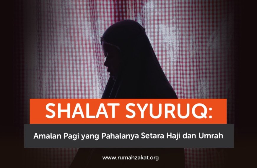 Ilustrasi umat Islam melaksanakan shalat Syuruq di pagi hari.