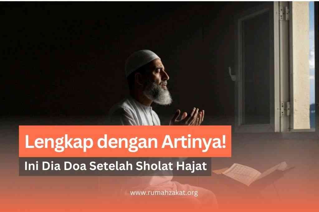 doa setelah sholat hajat