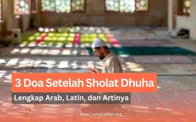3 Doa Setelah Sholat Dhuha, Lengkap Arab, Latin, dan Artinya