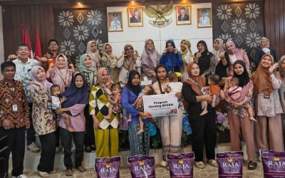 BKKBN Sumsel Gandeng Rumah Zakat Salurkan Bantuan GENTING Cegah Stunting di Palembang