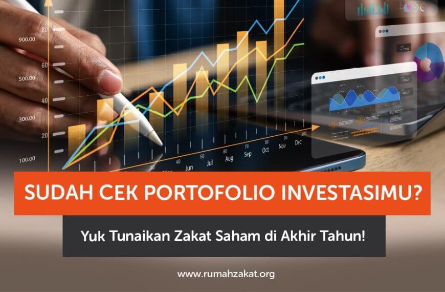 Ilustrasi investor Muslim menghitung zakat saham akhir tahun agar investasinya berkah.