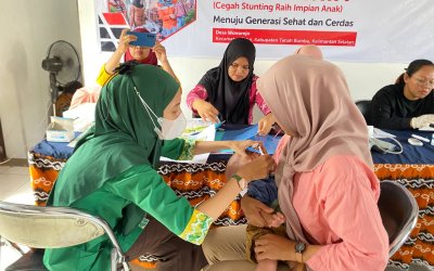 PT Borneo Indobara dan Rumah Zakat Sukses Meramaikan Posyandu Balita Lewat Program Desa Ceria dan Sistem ILP