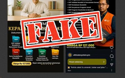 Pernyataan Resmi Rumah Zakat Terkait Iklan Jual Beli SOP dan Dokumen Lembaga