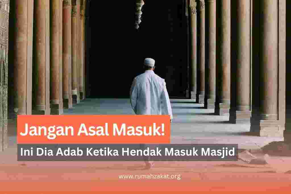 adab masuk masjid