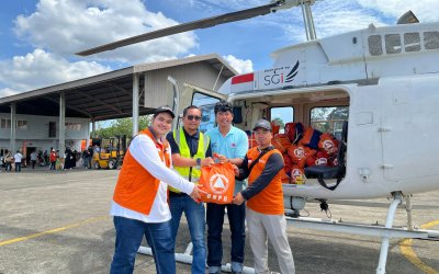 Bantuan Banjir Aceh Melalui Misi Udara: Helikopter BNPB dan Rumah Zakat Salurkan Logistik ke Wilayah Terisolasi