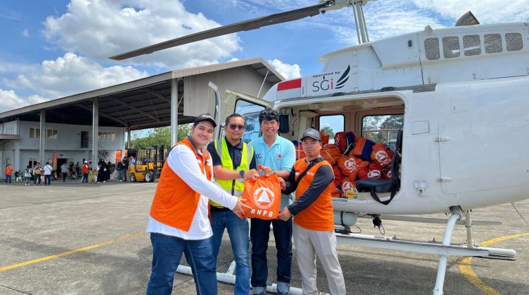 Bantuan Banjir Aceh Melalui Misi Udara: Helikopter BNPB dan Rumah Zakat Salurkan Logistik ke Wilayah Terisolasi