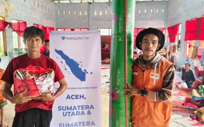Paragon Corp Bersama Rumah Zakat Distribusikan Bantuan Darurat ke Empat titik di Palembayan, Kabupaten Agam
