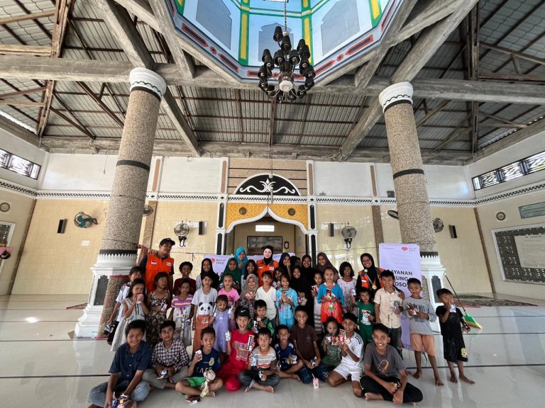 Tumbuhkan Kembali Semangat Anak Pengungsi, Rumah Zakat Bersama Tuqba Gelar Layanan Psikososial di Aceh Utara