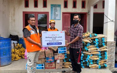 Kanara Group Besama Rumah Zakat Kirim Bantuan bagi Warga Terdampak Banjir Bandang Bireuen