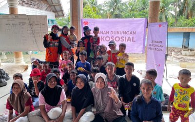Rumah Zakat Hadirkan Layanan Psikososial untuk Anak Terdampak Banjir di Bireuen