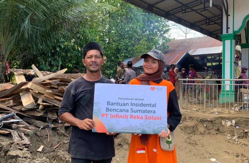 PT Infiniti Reka Solusi dan Rumah Zakat dirikan dapur umum untuk warga terdampak banjir di Pidie Jaya