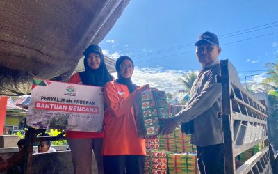 Kolaborasi Rumah Zakat dan LAZ Nur Hidayah Sediakan 565 Box Makanan Siap Saji untuk Korban Bencana di Pidie Jaya