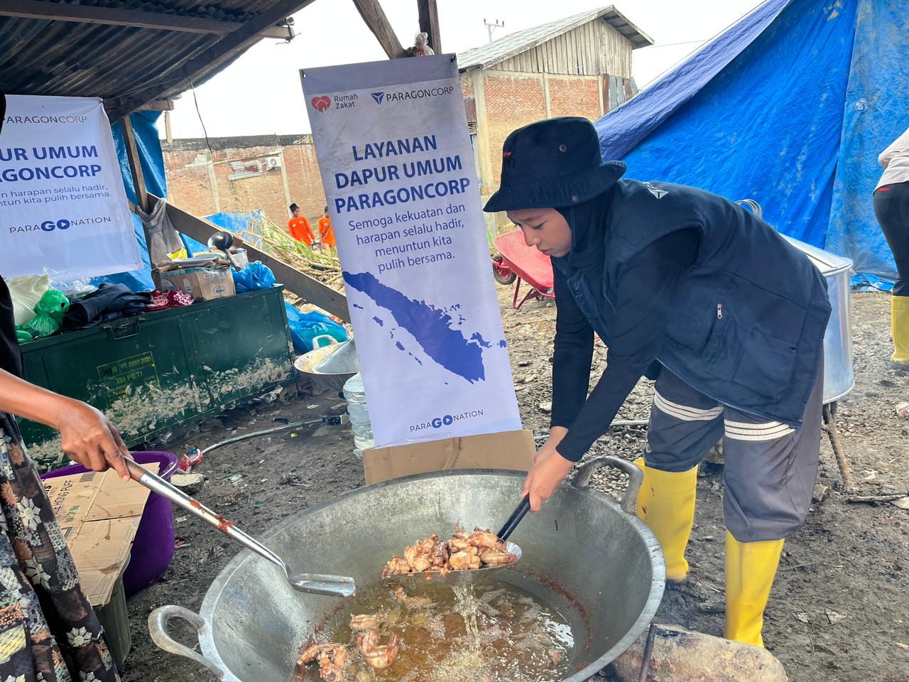 Paragon Corp dan Rumah Zakat dirikan dapur umum di Aceh Utara