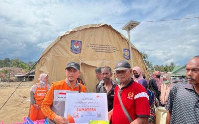 Rumah Zakat Salurkan Bantuan Makanan Siap Saji untuk Warga Terdampak Banjir di Pidie Jaya