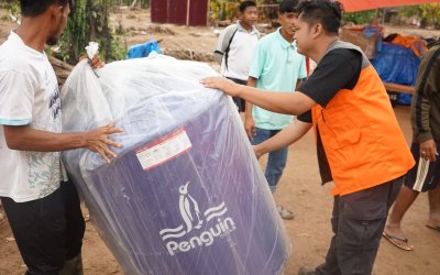 Rumah Zakat Salurkan Bantuan Bencana Lopian Tapanuli Tengah