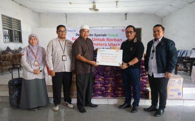 PT Penjaminan Jamkrindo Syariah Salurkan Zakat Perusahaan Senilai Rp500 Juta untuk KorbanBanjir di Sumatera